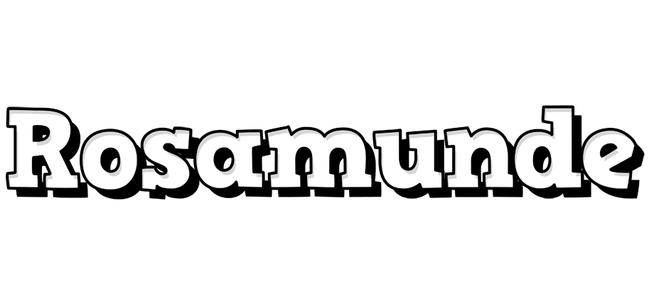 Rosamunde snowing logo