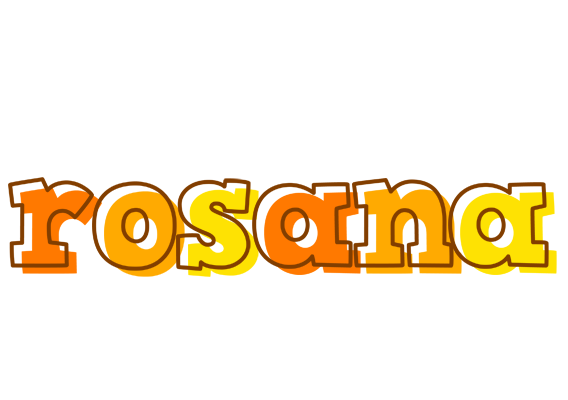 Rosana desert logo