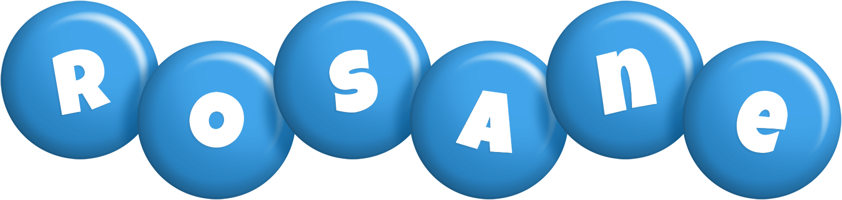 Rosane candy-blue logo