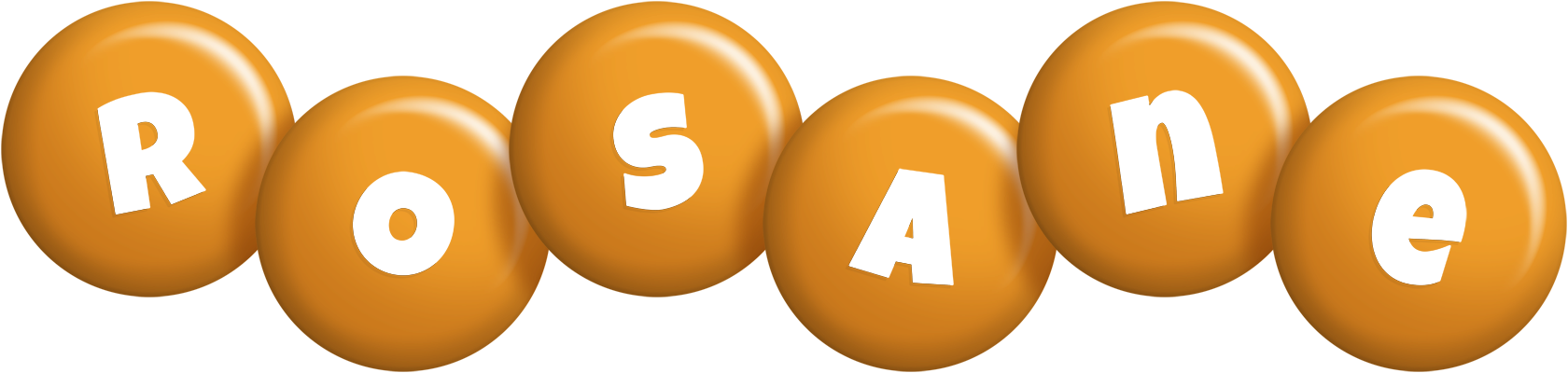 Rosane candy-orange logo