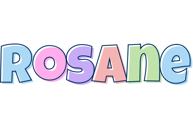 Rosane pastel logo