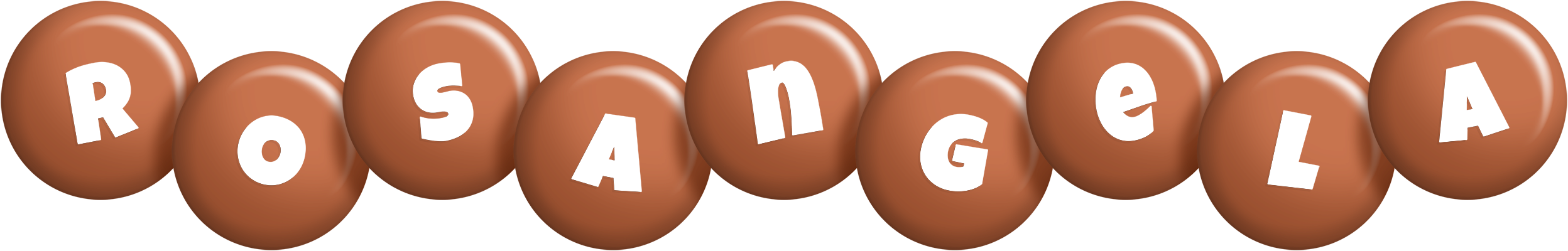 Rosangela candy-brown logo