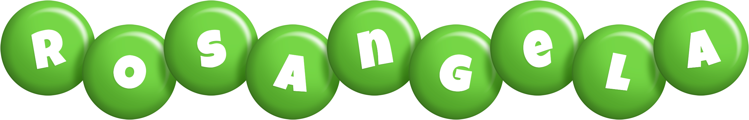 Rosangela candy-green logo