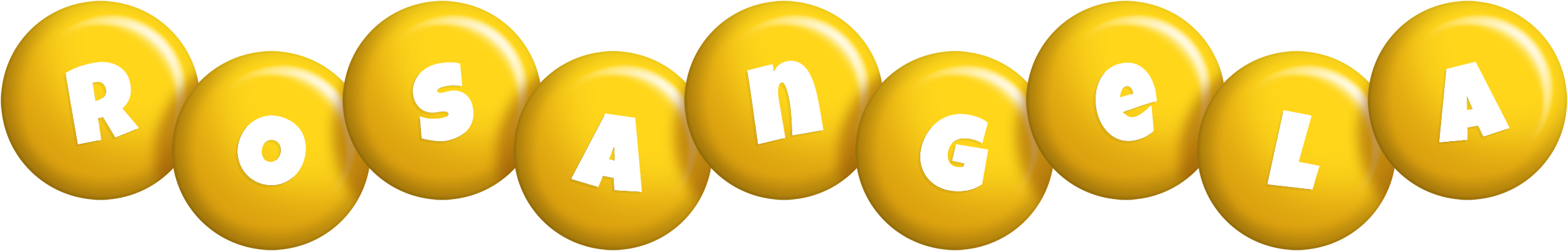 Rosangela candy-yellow logo