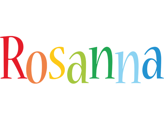 Rosanna birthday logo