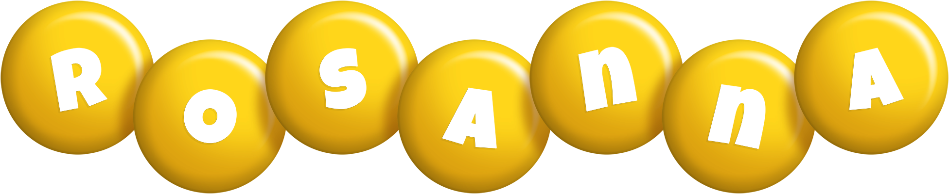 Rosanna candy-yellow logo