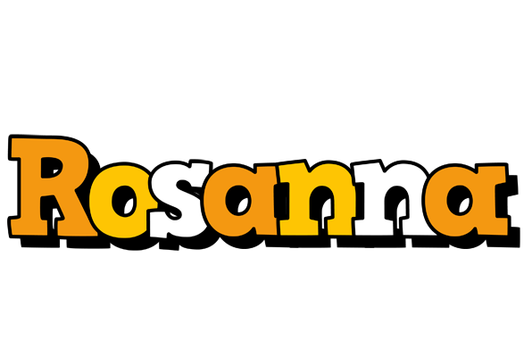 Rosanna cartoon logo