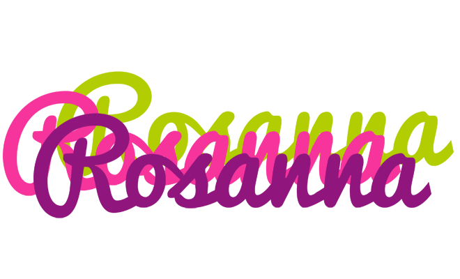 Rosanna flowers logo