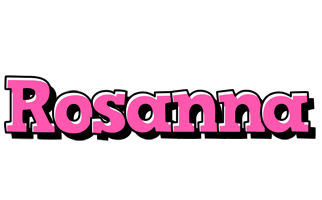 Rosanna girlish logo