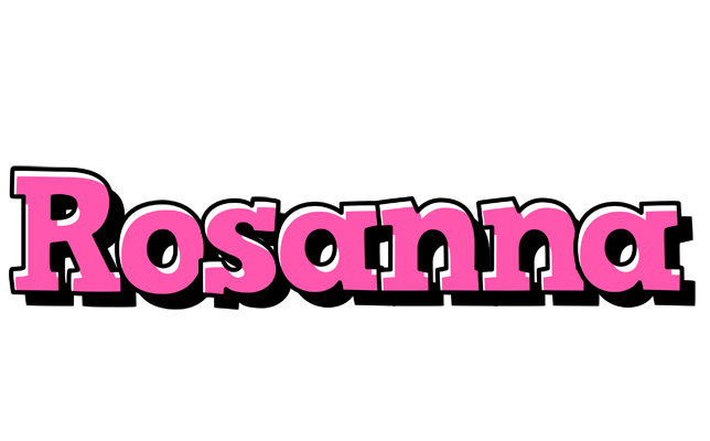 Rosanna girlish logo