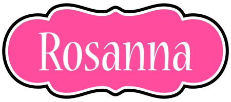 Rosanna invitation logo