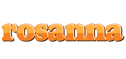 Rosanna orange logo