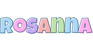 Rosanna pastel logo