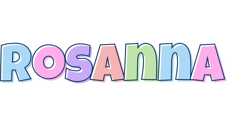 Rosanna pastel logo