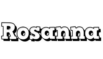 Rosanna snowing logo