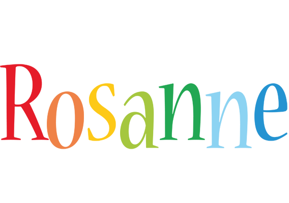Rosanne birthday logo