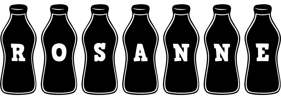 Rosanne bottle logo