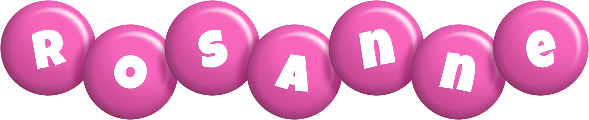 Rosanne candy-pink logo