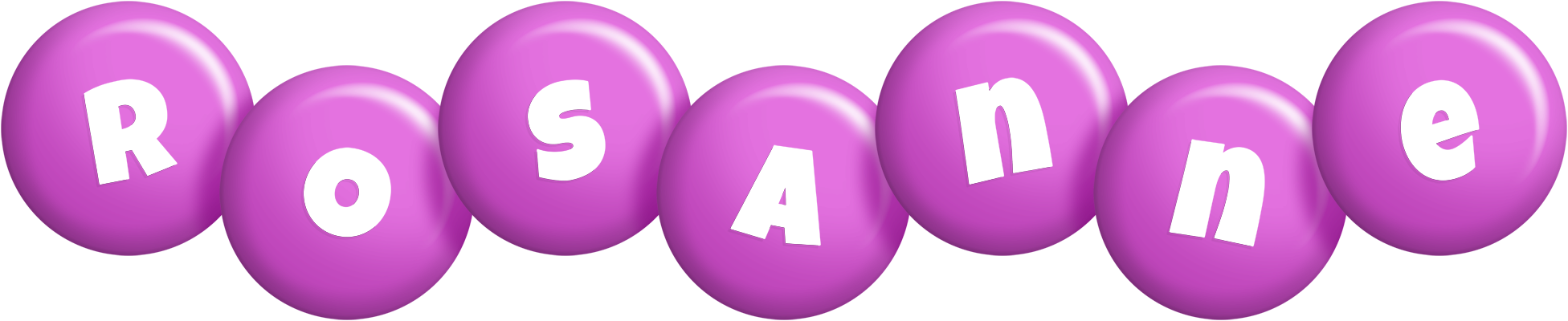 Rosanne candy-purple logo