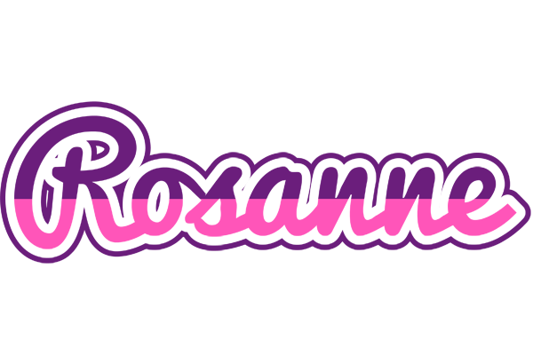 Rosanne cheerful logo