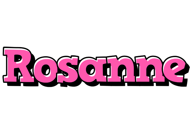 Rosanne girlish logo
