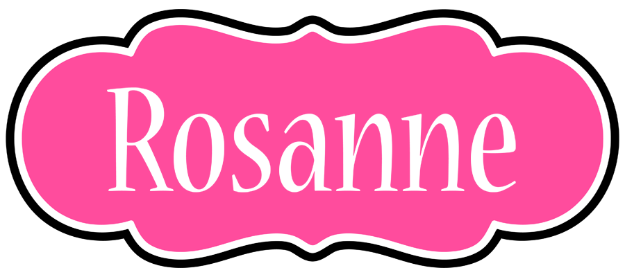 Rosanne invitation logo