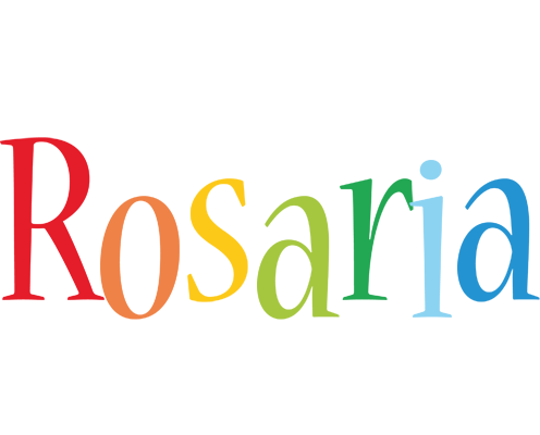 Rosaria birthday logo