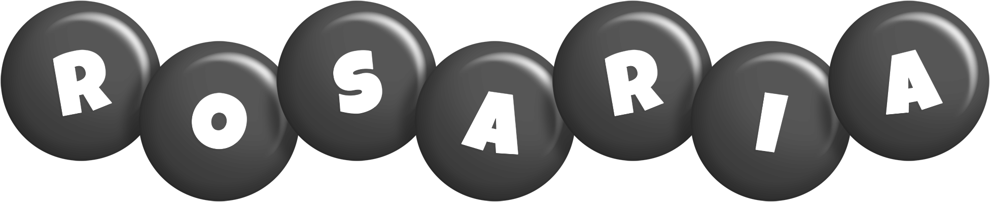 Rosaria candy-black logo