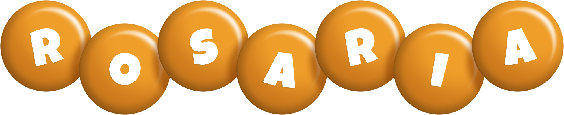 Rosaria candy-orange logo