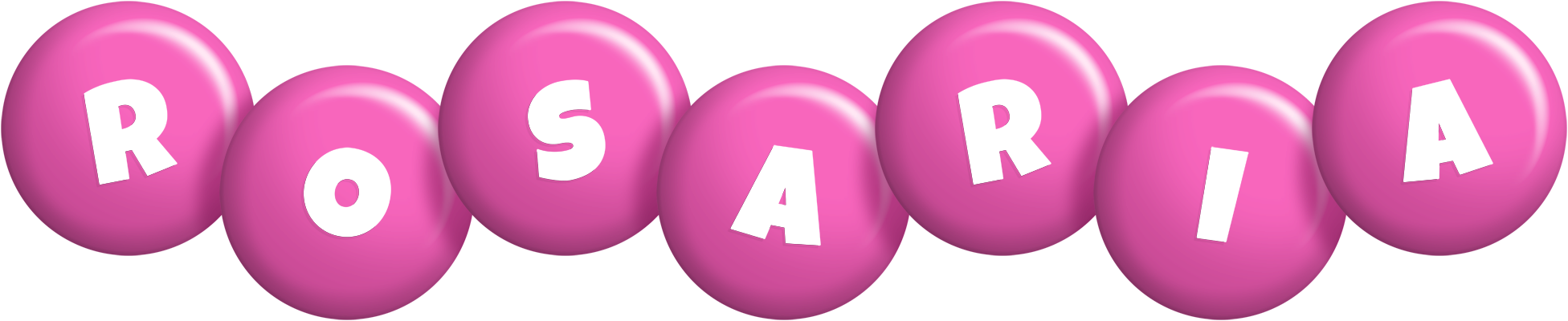 Rosaria candy-pink logo