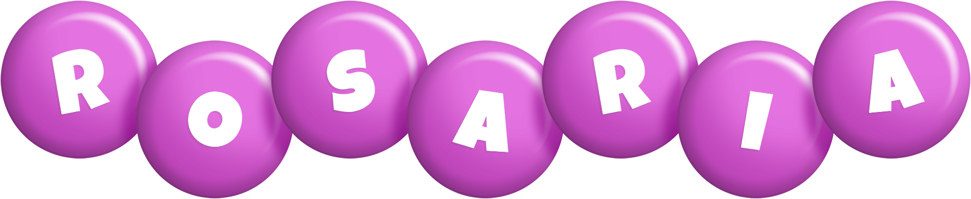 Rosaria candy-purple logo