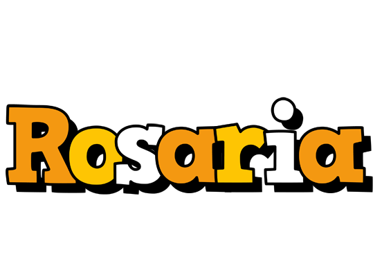Rosaria cartoon logo