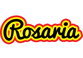 Rosaria flaming logo