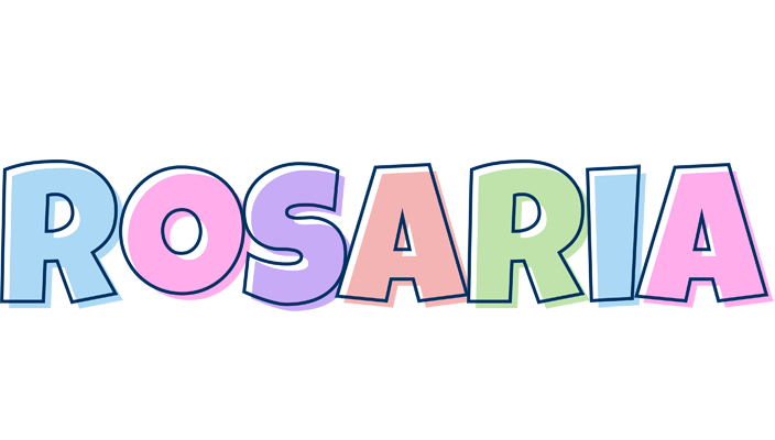 Rosaria pastel logo
