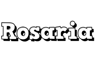 Rosaria snowing logo