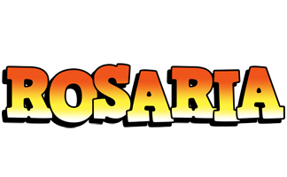 Rosaria sunset logo