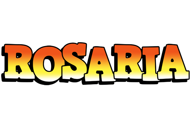 Rosaria sunset logo