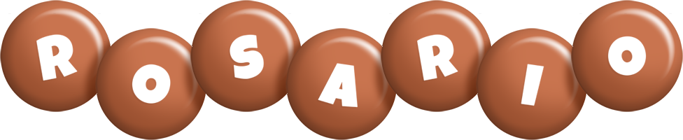 Rosario candy-brown logo