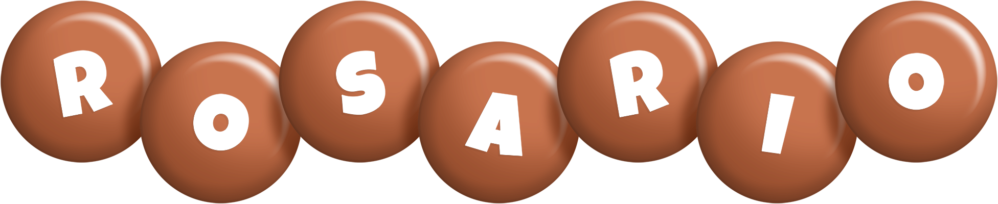 Rosario candy-brown logo