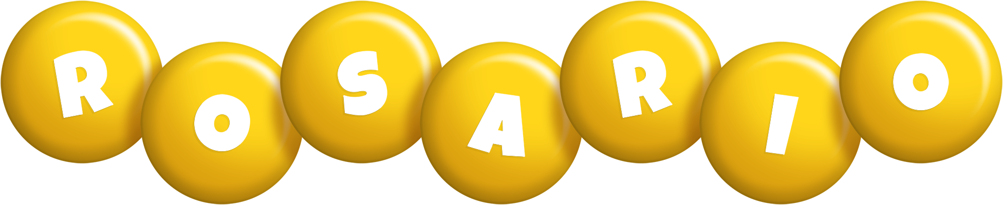 Rosario candy-yellow logo