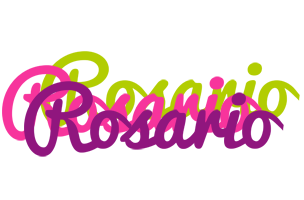 Rosario flowers logo