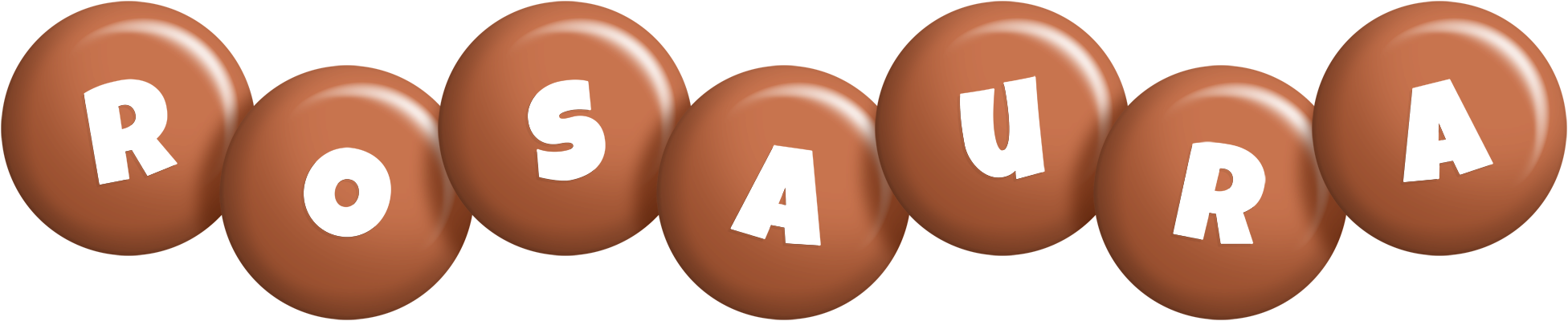 Rosaura candy-brown logo