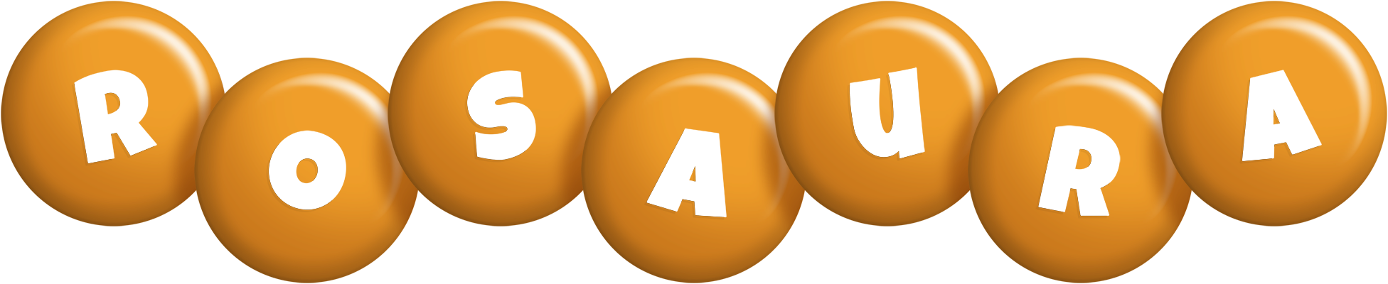 Rosaura candy-orange logo