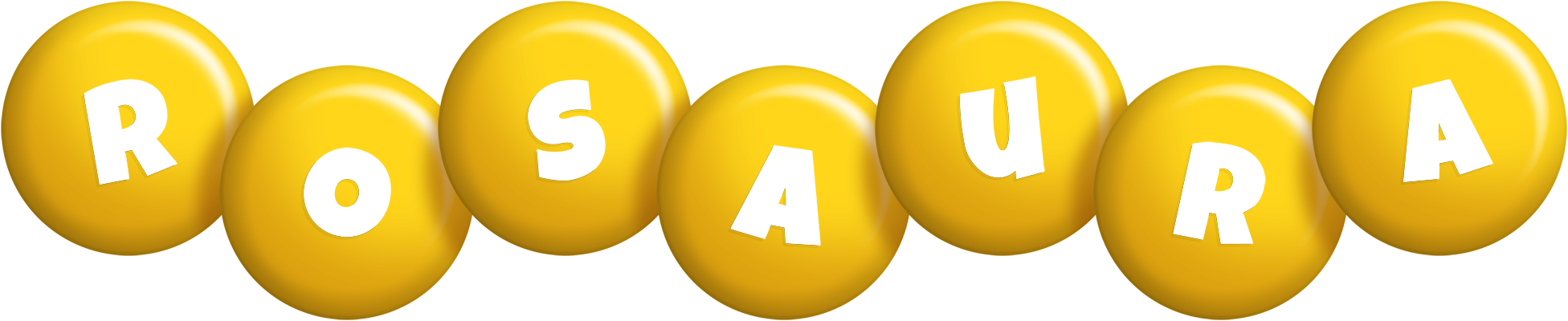 Rosaura candy-yellow logo