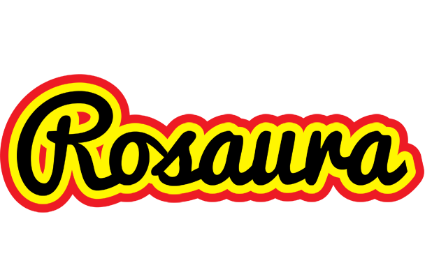 Rosaura flaming logo
