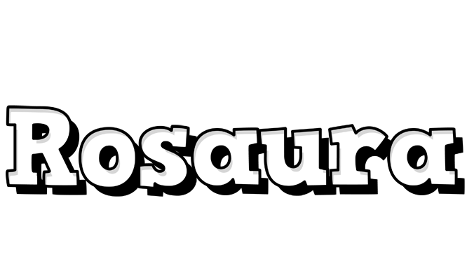 Rosaura snowing logo