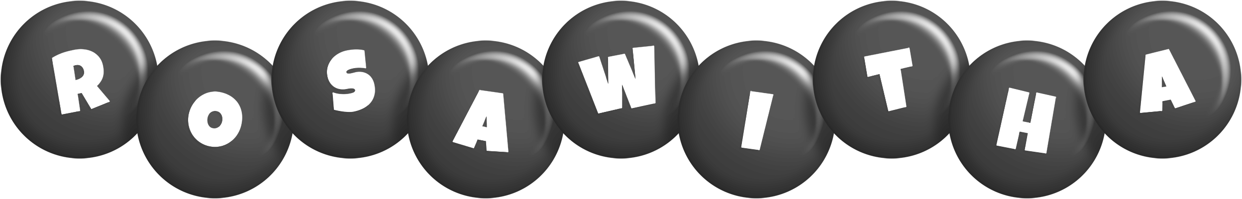 Rosawitha candy-black logo