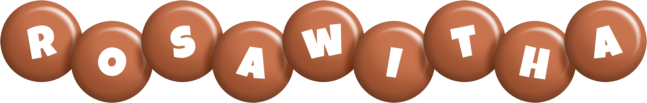 Rosawitha candy-brown logo