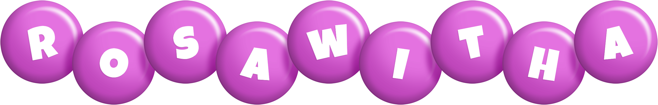 Rosawitha candy-purple logo