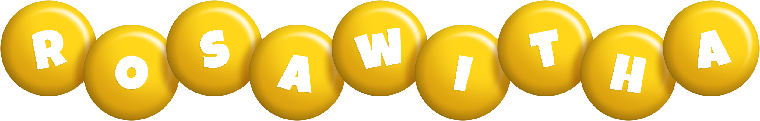 Rosawitha candy-yellow logo